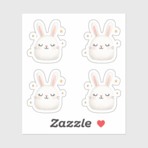 Cute Bunny Face Set – Adorable White Rabbit Set