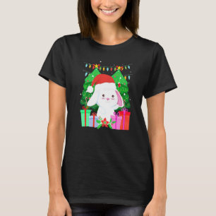 Cute bunny fir tree Christmas T-Shirt