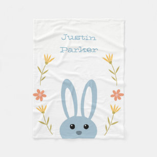 Cute Bunny Fleece Blanket