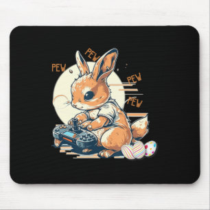 Cute Bunny Gaming Kids Boys Girls Anime Video Game Mouse Mat