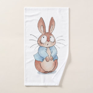 Cute bunny  hand towel
