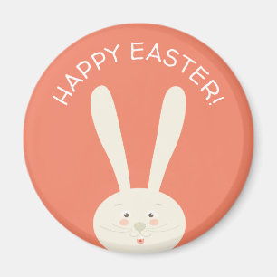 Cute Bunny Happy Easter Eggs Hunt Party Magnet