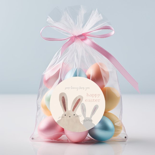 Cute Bunny Happy Easter Sticker (Creator Uploaded)