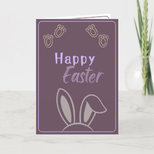 Cute Bunny Holiday Card
