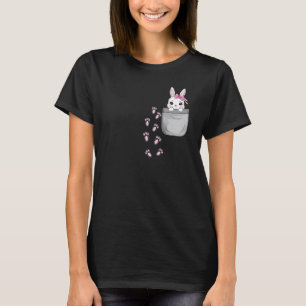 Cute Bunny In Pocket Easter Day Rabbit For Women G T-Shirt