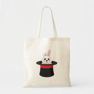 Cute Bunny in Wizard Hat Tote Bag