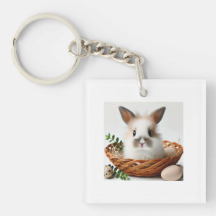 Cute Bunny Keychain