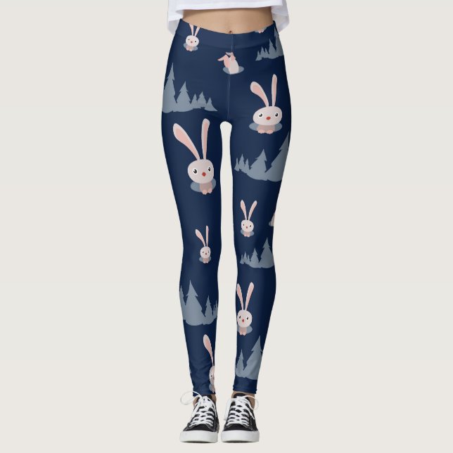 Cute Bunny Leggings (Front)