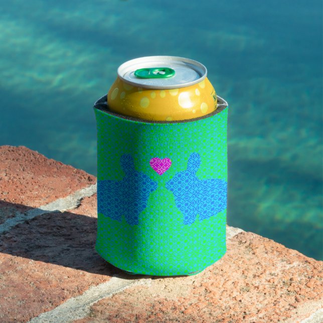 Cute Bunny Love Can Cooler (In Situ Pool)