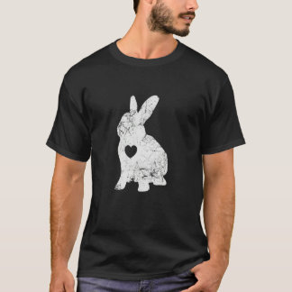 Cute Bunny Love Shirt I Rabbit Silhouette