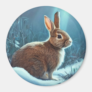 Cute Bunny Magnet