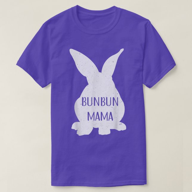 Cute Bunny Mama Mom Rabbit Lovers Girls Mother's D T-Shirt (Design Front)