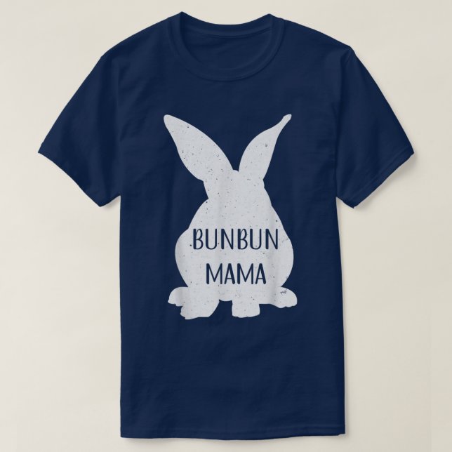 Cute Bunny Mama Mum Rabbit Lovers Girls Mother's D T-Shirt (Design Front)
