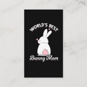 Cute Bunny Mama Rabbit Lover Mum Business Card