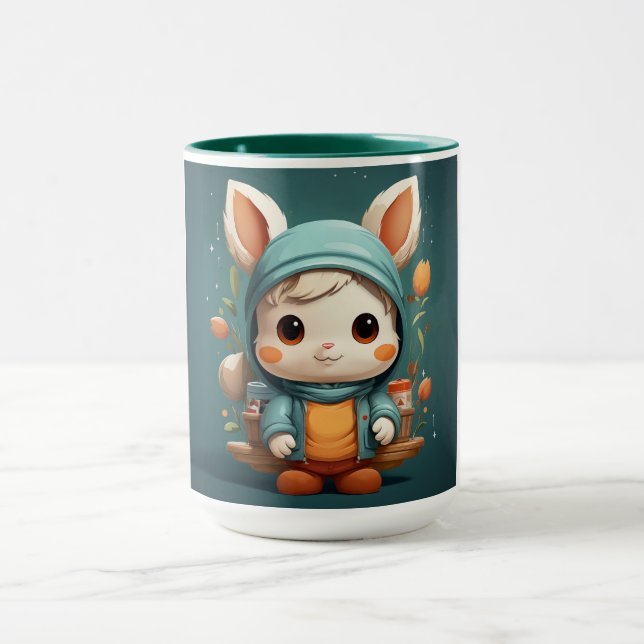 Cute bunny mug (Center)