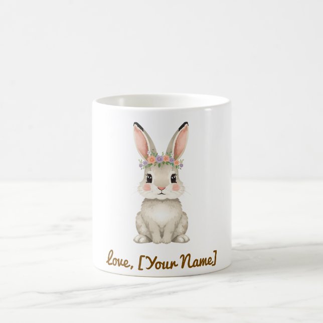 Cute Bunny Mug Gift for Mom (Center)