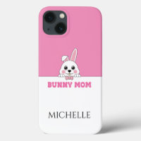 Cute Bunny Mum Pink Personalised