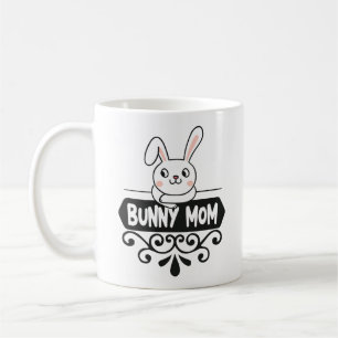 Cute Bunny mum rabbit lover  Coffee Mug