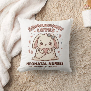 Cute Bunny Nursery Cushion