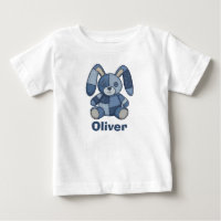 Cute Bunny Patchwork Denim