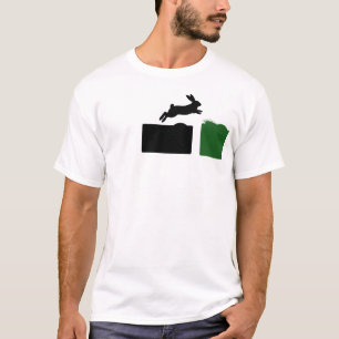 Cute bunny play black art T-Shirt