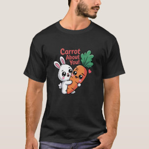 Cute Bunny Pun, Carrot About You! T-Shirt