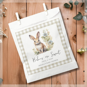 Cute Bunny Rabbit Baby Shower  Favour Bags
