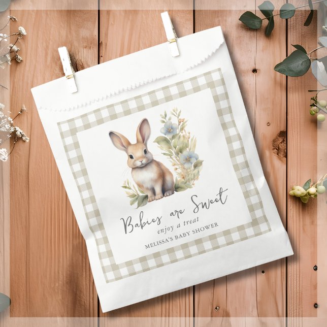 Cute Bunny Rabbit Baby Shower  Favour Bags (Creator Uploaded)
