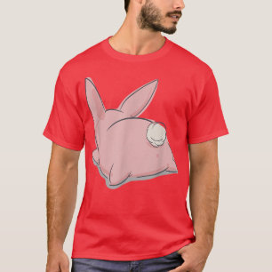 Cute Bunny Rabbit Butt Cartoon Animal Art S50015 T-Shirt