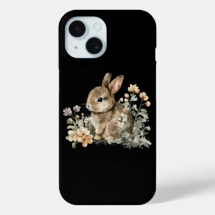 Cute Bunny Rabbit iPhone 15 Case