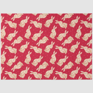 Cute Bunny Rabbit Christmas Tissue Paper