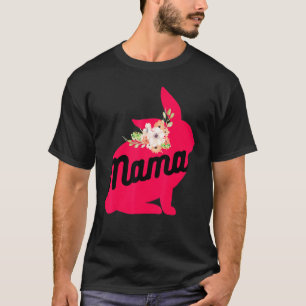 Cute Bunny Rabbit Mama Baby Designs For Pregnancy T-Shirt