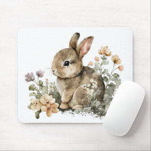 Cute Bunny Rabbit Mouse Mat