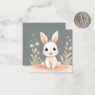 Cute Bunny Rabbit Notecard