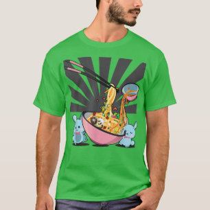 Cute Bunny Rabbit Ramen Noodle Soup Anime Kawaii A T-Shirt