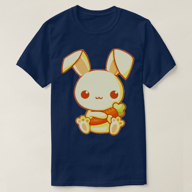 Cute bunny rabbit  T-Shirt (Design Front)