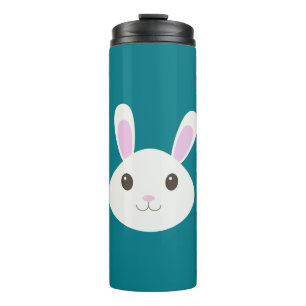 Cute Bunny Rabbit Thermal Tumbler