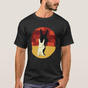   Cute Bunny Rockstar   Shadow   Illusion  Humour  T-Shirt