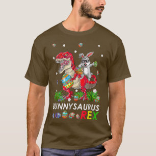 Cute Bunny saurus Re T Re Dino Dabbing Rabbit East T-Shirt