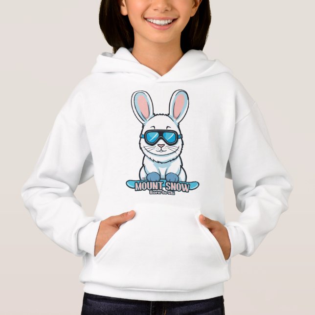 Cute Bunny Skiing Mount Snow (Front)