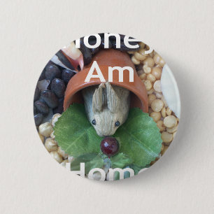 Cute Bunny Snacking 6 Cm Round Badge