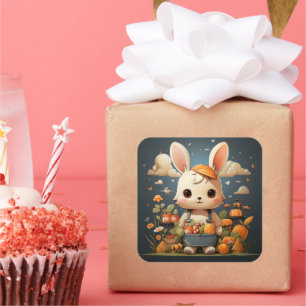 Cute bunny sticker