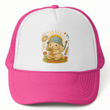 Cute Bunny Summer Hat