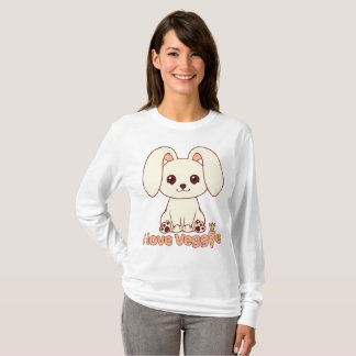 Cute Bunny - Vegan/Vegetarian T-Shirt