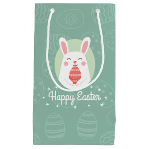 Cute Bunny with Easter Egg   Gift Bag