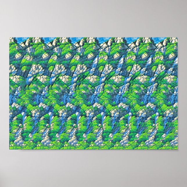 Cute Bunny with Umbrella - Hidden 3D print (Front)