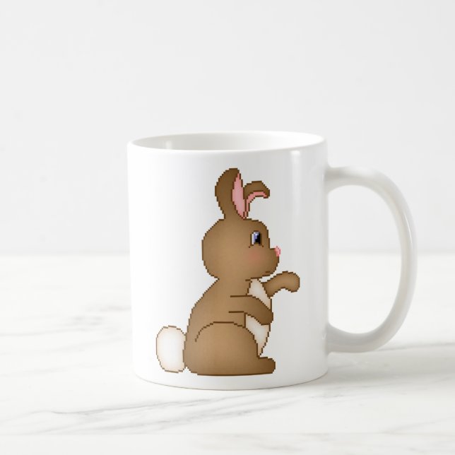 Cute Bunny Wonderful Day Mug (Right)