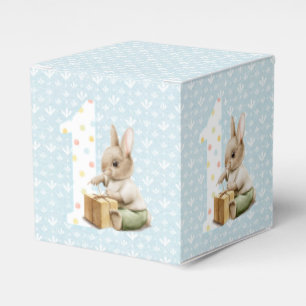 Cute Bunny's First Birthday  Favour Box