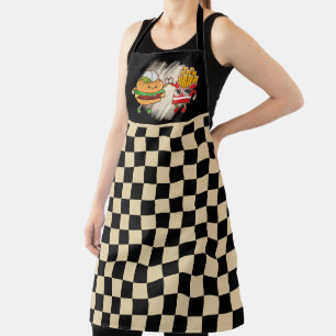 cute burger fries Vendors  Apron
