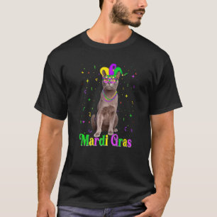 Cute Burmese Cat Funny Animals Lover Mardi Gras Ca T-Shirt